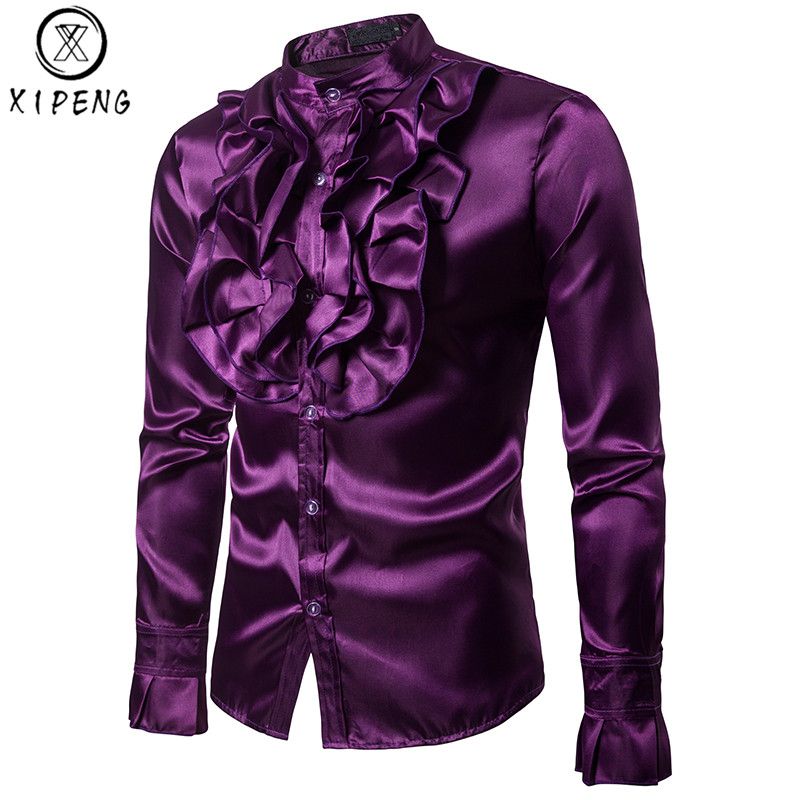 chemise homme satin
