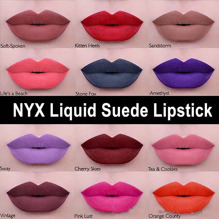 Nyx Cosmetics Liquid Suede Cream Matte Lipstick Lip Gloss Lipgloss Rouge A Levre Maquillage Lip Plumping Gloss Online Cosmetics From