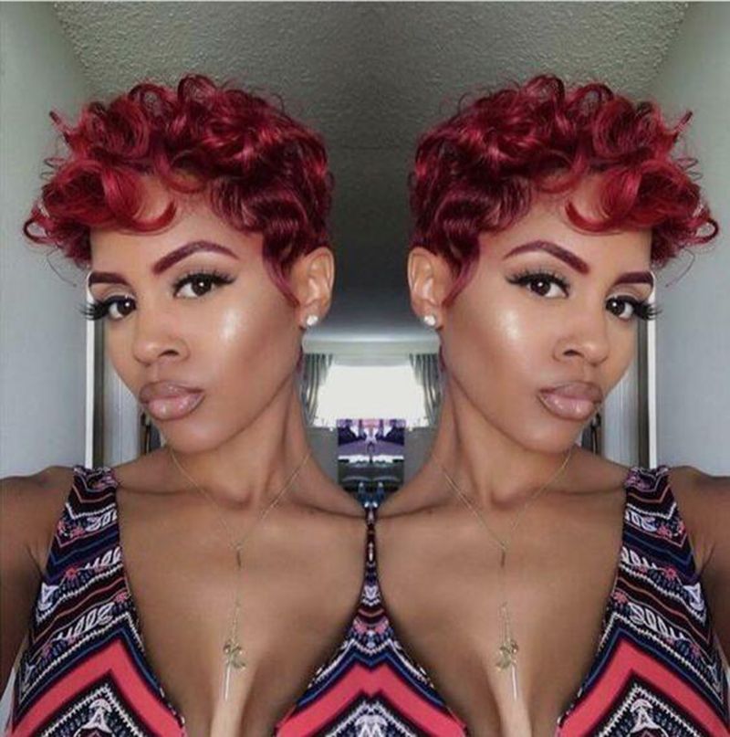 Hot Sexy Burgundy Red Synthetic Wigs for Black Women Red Wig Dark Roots Natural Cheap Hair Wig Female Hair Sale Hot Sexy Burgundy Red Synthetic Wigs for Black Women Red Wig Dark Roots Natural Cheap Hair Wig Female Hair Sale