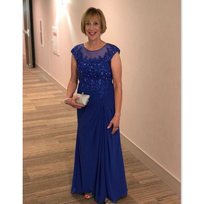 vestido mae da noiva azul royal