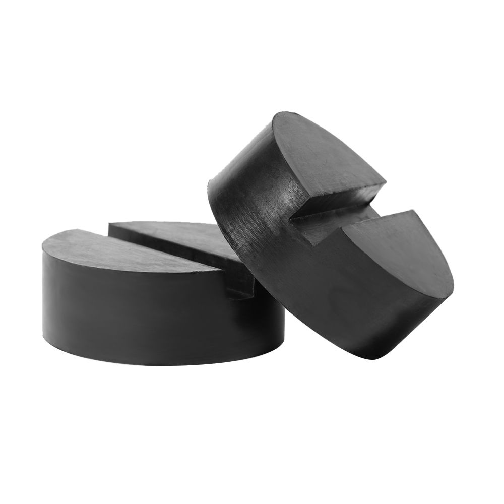 Universal Diameter DIY Car Rubber Jack Pad Auto SUV Slotted Frame Rail