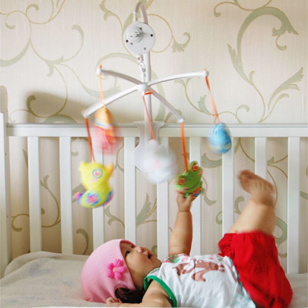 2020 35 Song Rotary Baby Mobile Crib Bed Bell Toy Baby Rattles