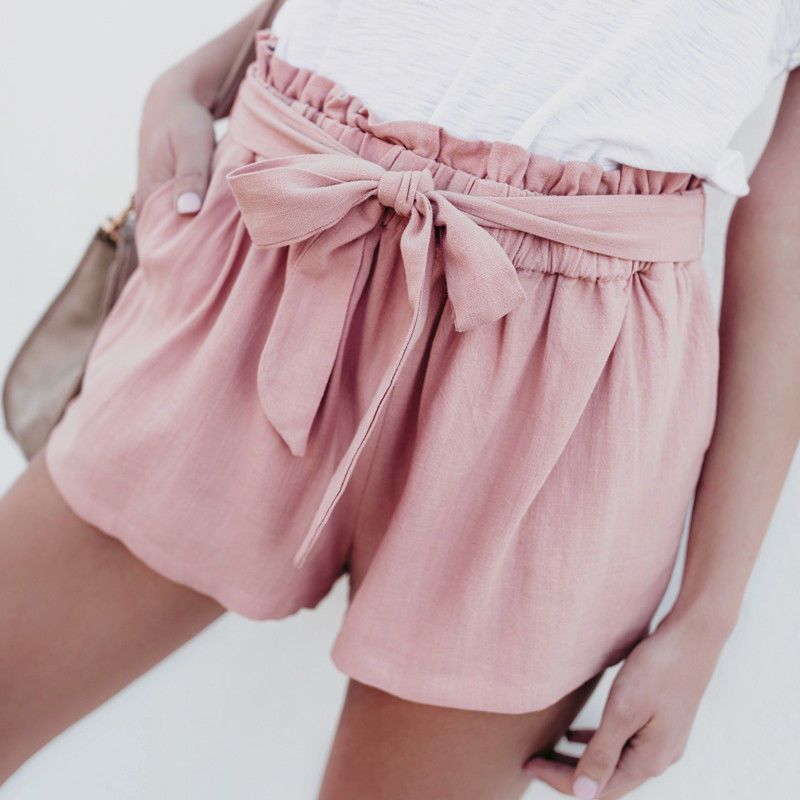 hot pink shorts womens