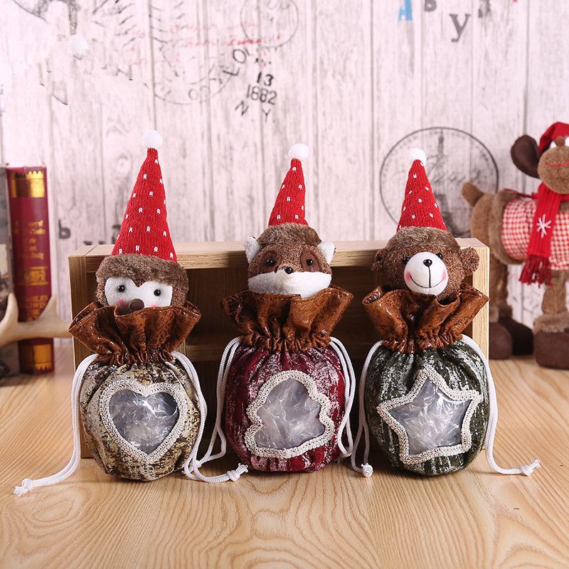 Piccoli Regali Di Natale.Acquista Sacchetti Di Favore Di Natale Decorazione Di Bambole Animali Sacchetti Di Regalo Di Caramelle Di Apple Ornamenti Di Natale Piccoli Regali Sacchetto Di Mela Decorazione Natalizia A 1 84 Dal Echootime