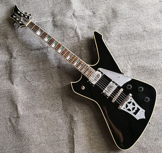 Compra Guitarra Eléctrica Personalizada De Calidad Superior Paul Stanley  Black Star Tremolo Guitarra Eléctrica 6 Cuerdas China De Calidad Superior  Alien Guitar Musical Ins Barato | Entrega Rápida Y Calidad | Es.Dhgate