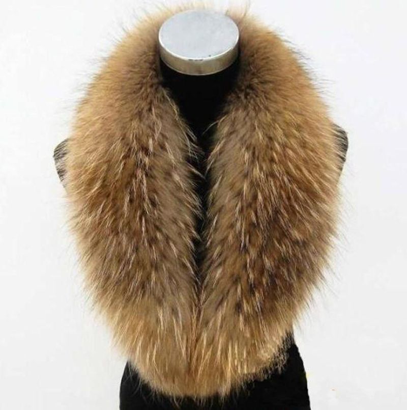 Ssowun Collo di Ecopelliccia Donna Sciarpa Colletto di Pelliccia Oversize