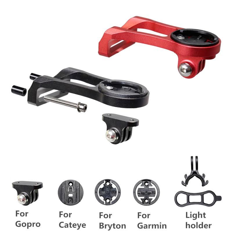 Bike Bicycle Stem Extension Handlebar Bracket For Garmin Edge Mount