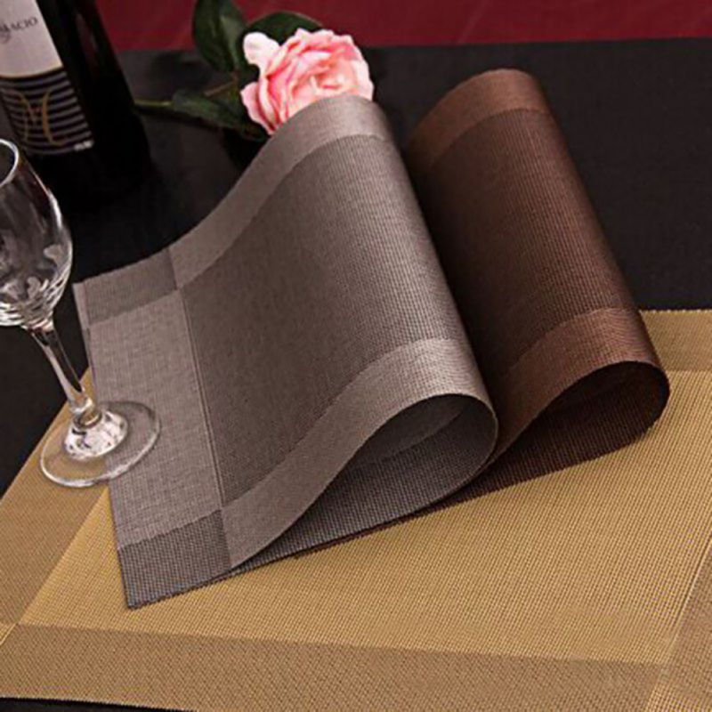 Mats Pads Placemat Fashion Pvc Dining Table Mat Disc Bowl Pad Coasters Waterproof Cloth Slip Resistant Lh8s Hot With As 6 1 Piece Mats Pads Placemat, Round Table Cloth Pads