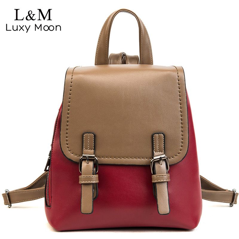 mochilas de cuero mujer 2018