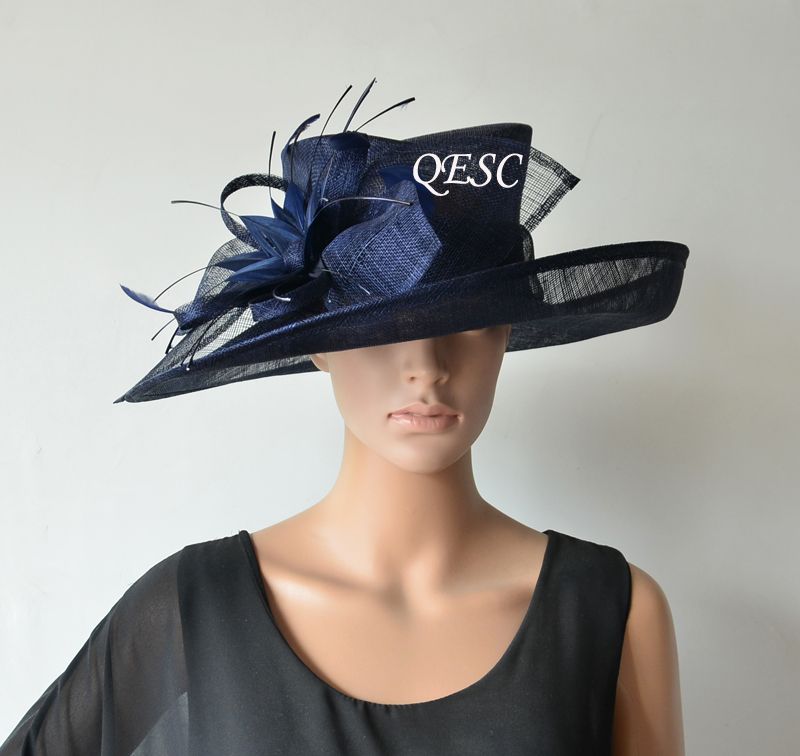 large brimmed wedding hats