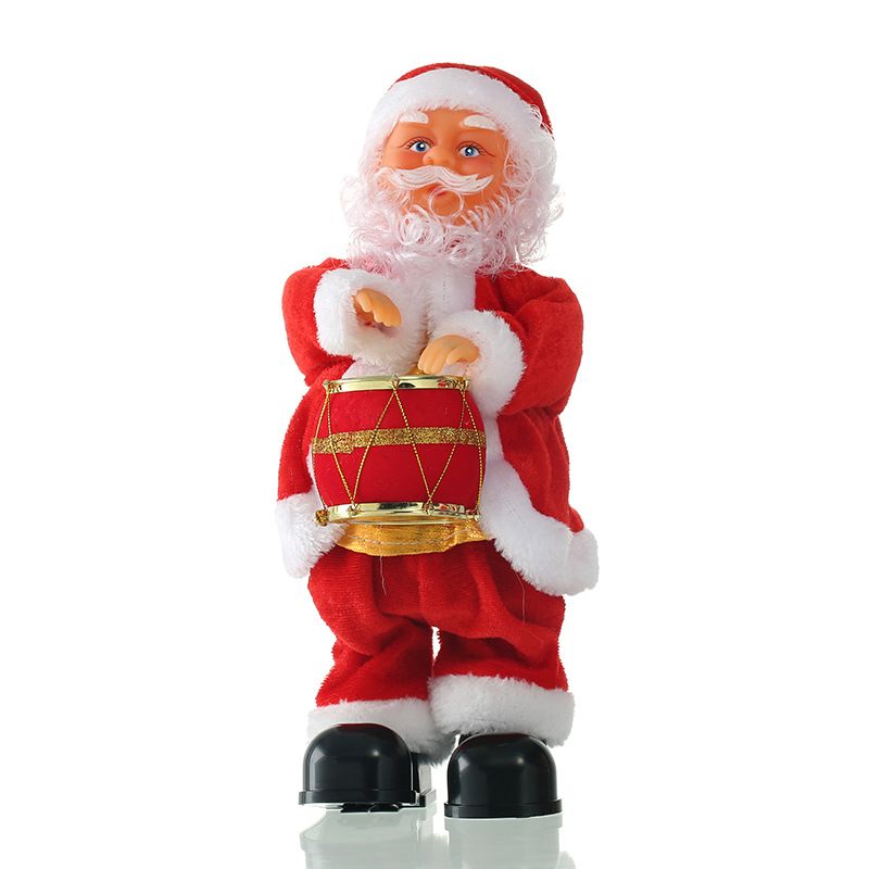 Details about   Christmas Electric Musical Dolls Singing Santa Xmas Ornament Decoration Kids Toy 