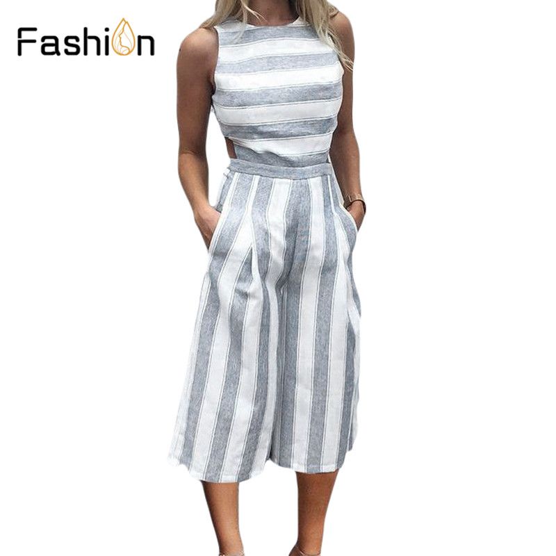 calf length jumpsuit