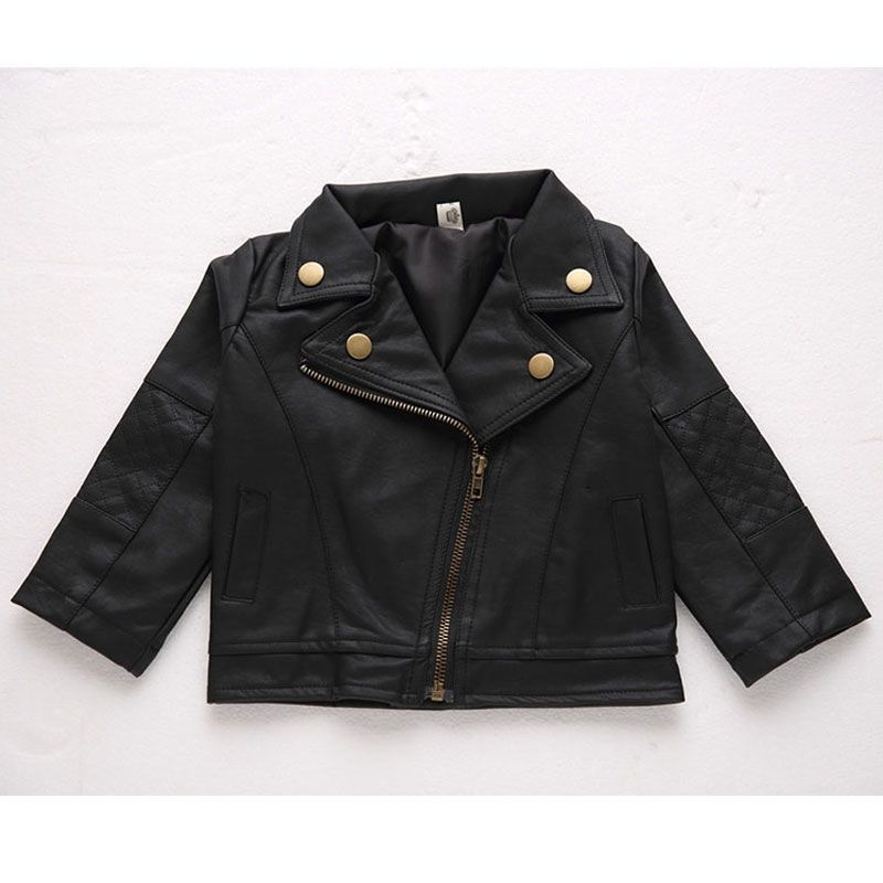 infant leather jacket