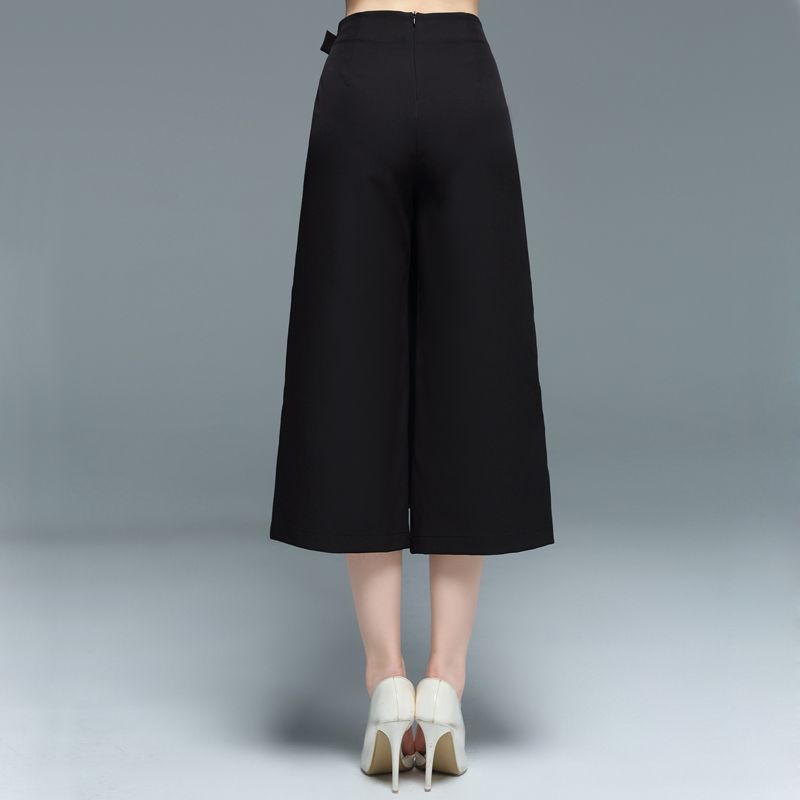 Acquista Pantaloni Larghi Irregolari Estivi Da Donna Pantaloni Culotte Neri  Lunghezza Al Polpaccio Neri Pantaloni Eleganti Da Lavoro Da Donna OL  Eleganti 2069LY A 36,96 € Dal My01 | DHgate Italy