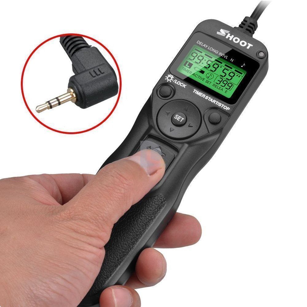 LCD Timer Shutter Release Remote Control for Canon 1000D//450D//400D//350D//300D