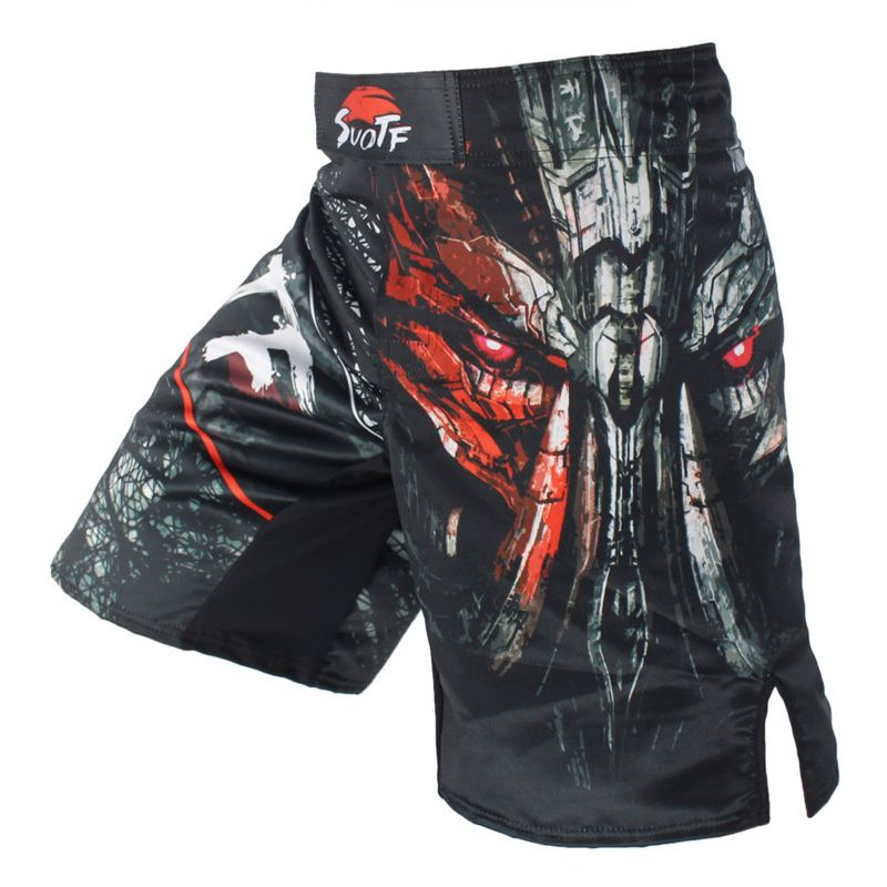 NEW MMA Shorts Muay Thai Boxing Short Pants Fighting Sport Kick Men