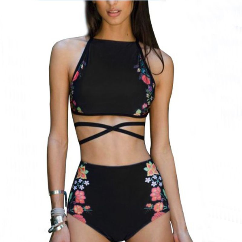 swim shorts bikini set
