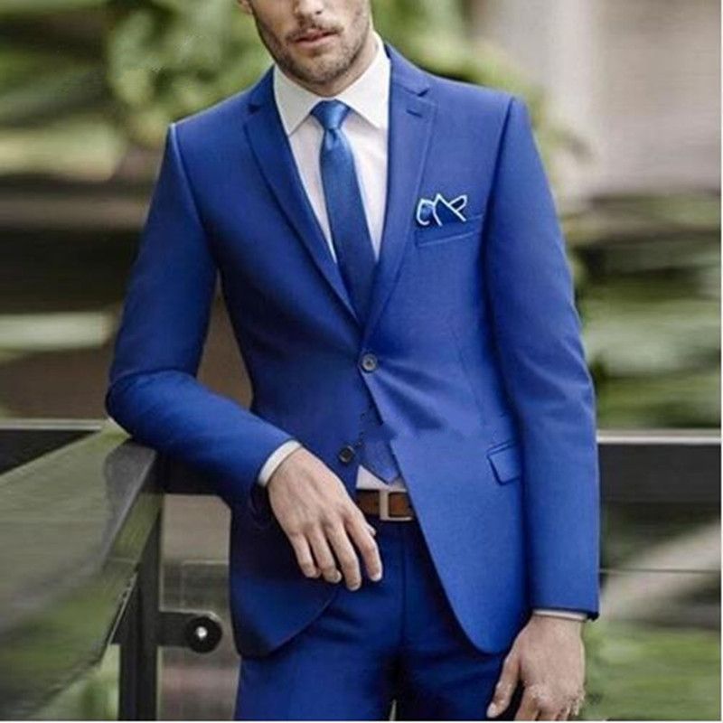 Acquistare Classico Abito Da Sposa Blu Royal Luomo Smoking Smoking Dello  Sposo Su Misura Abito Da Uomo Formale Giacca + Mutanda Economico | Consegna  Veloce E Qualità | It.Dhgate