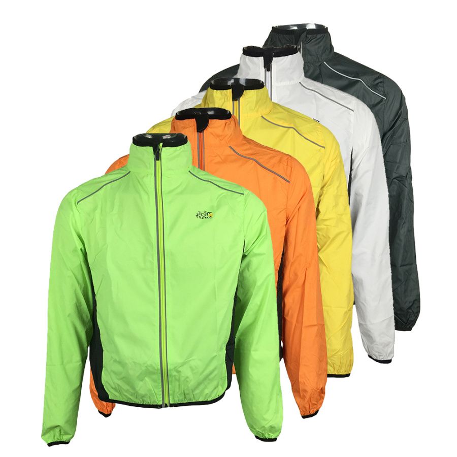 Tour De France Mens Windbreaker Cycling Jackets Bike Jacket Bicycle Wind Coat