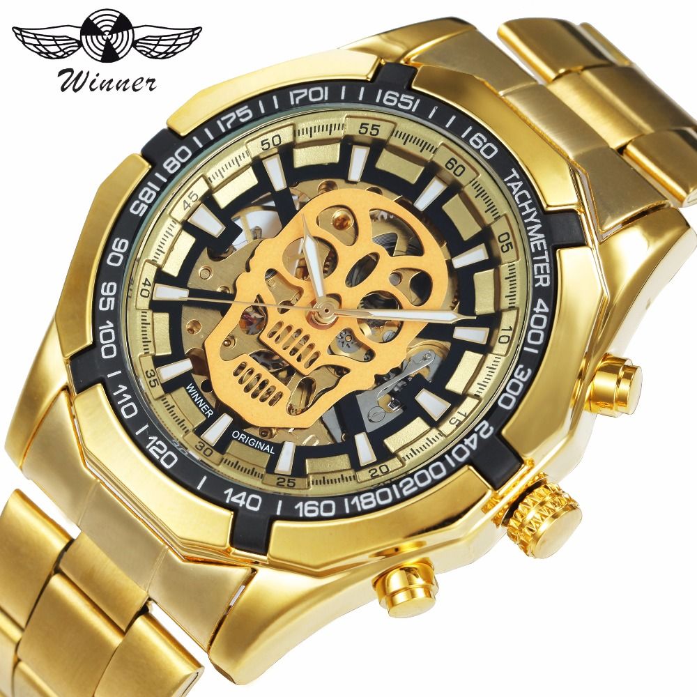 winner skull watch