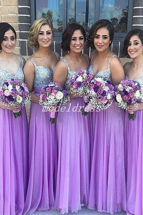 Light Purple Bridesmaid Dresses 
