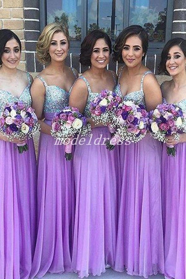 cheap light purple bridesmaid dresses