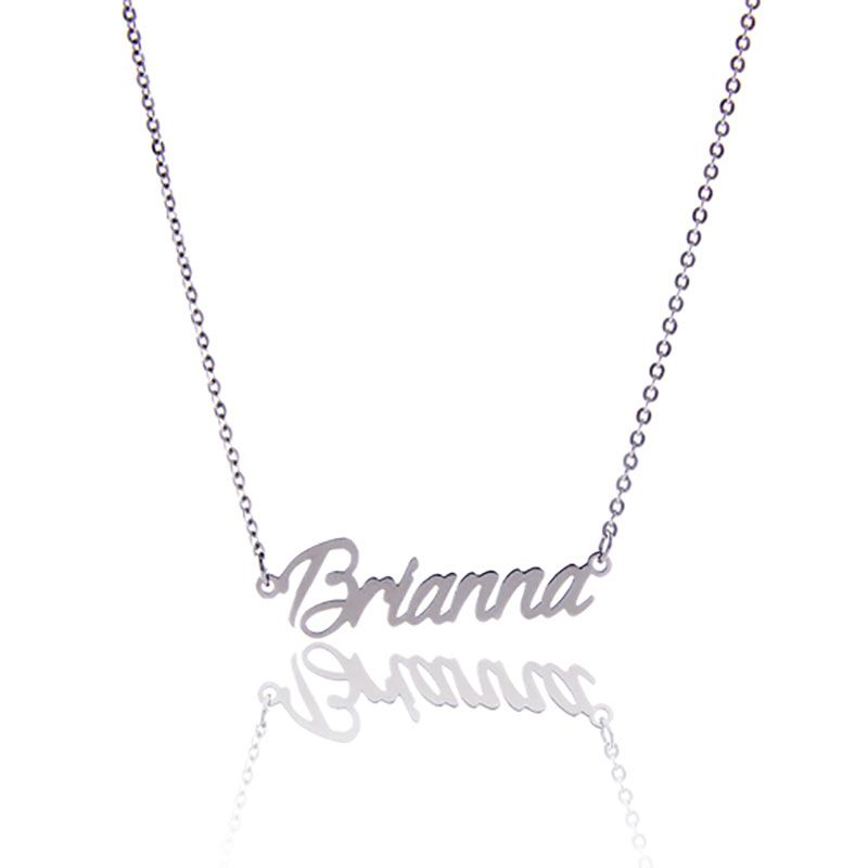 Personalized Pendant Nameplate Necklace 