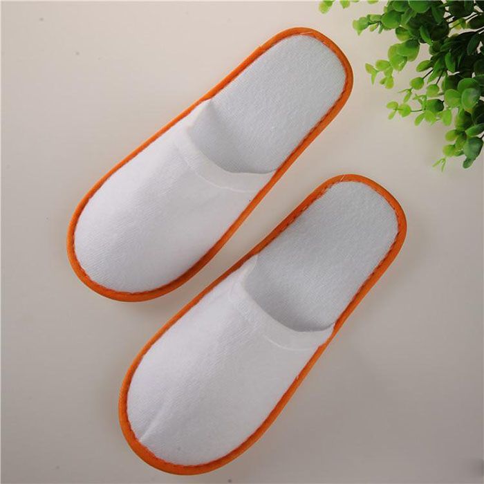 closed toe towelling slippers