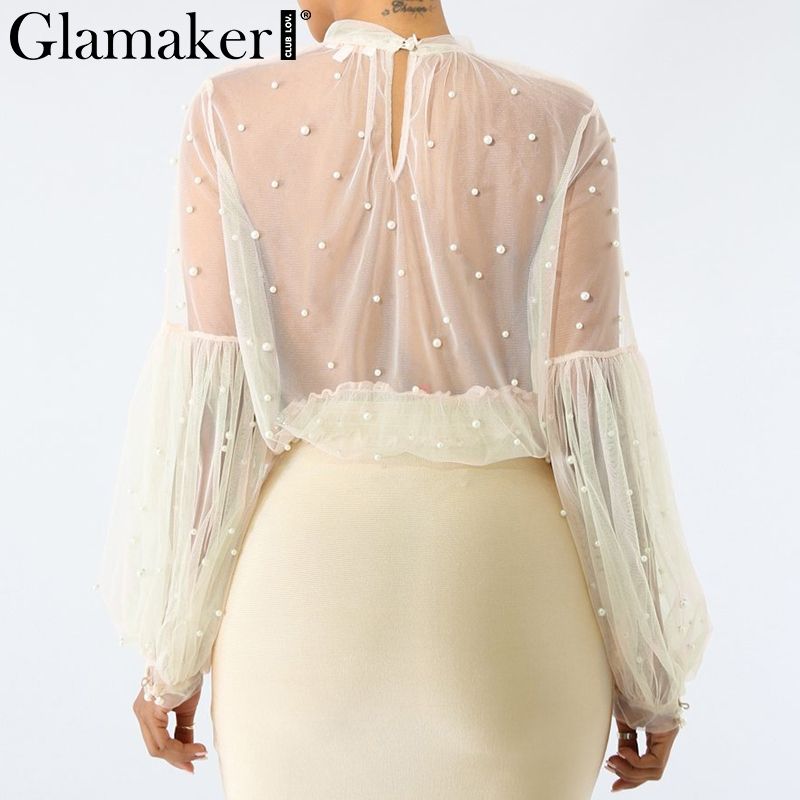 transparent white blouse