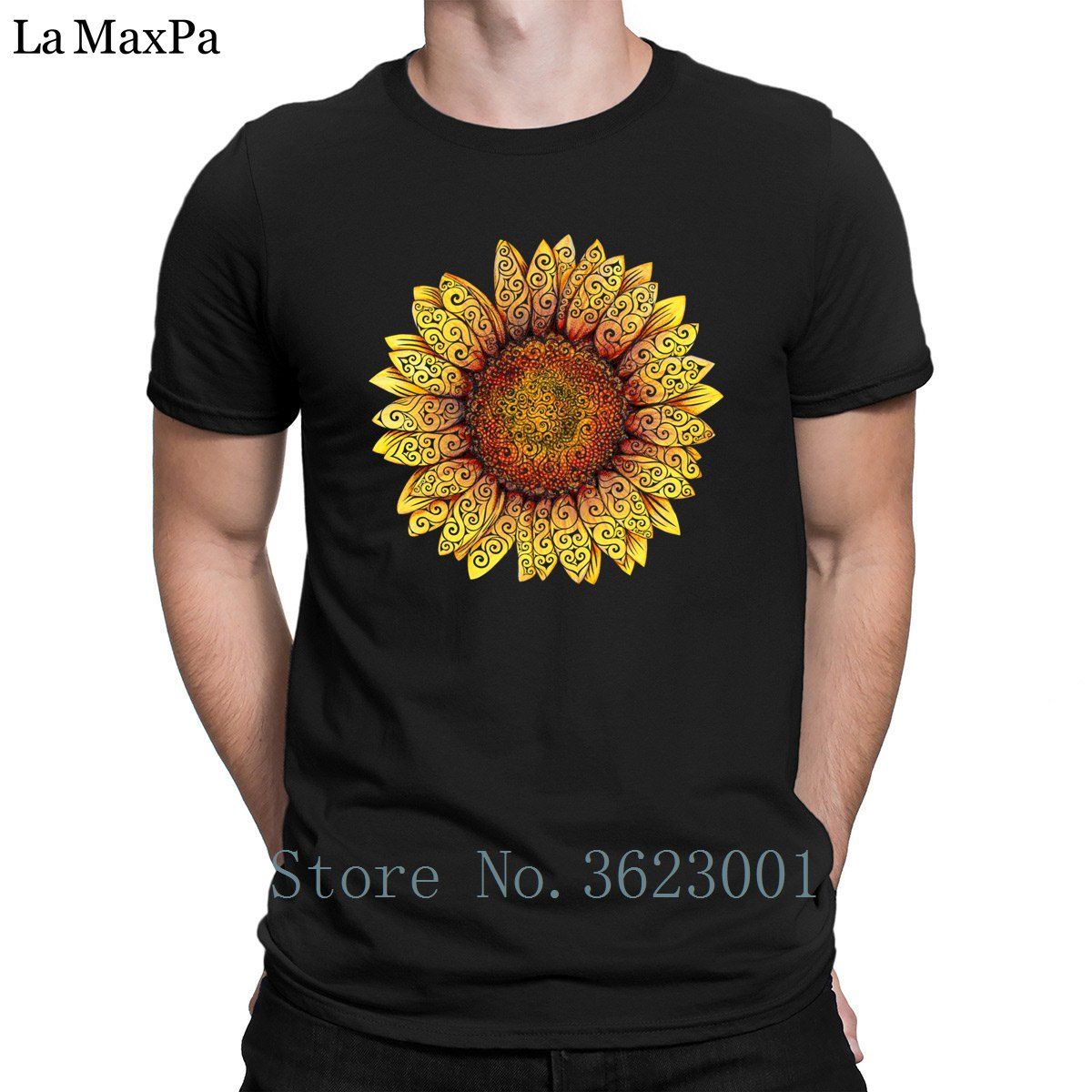 sunflower print shirt
