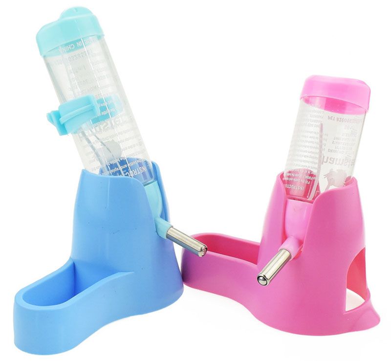 Pet Water Dispense No Drip Small Animal Water Bottle Set. Best Water Bottle For Small Pet Bunny