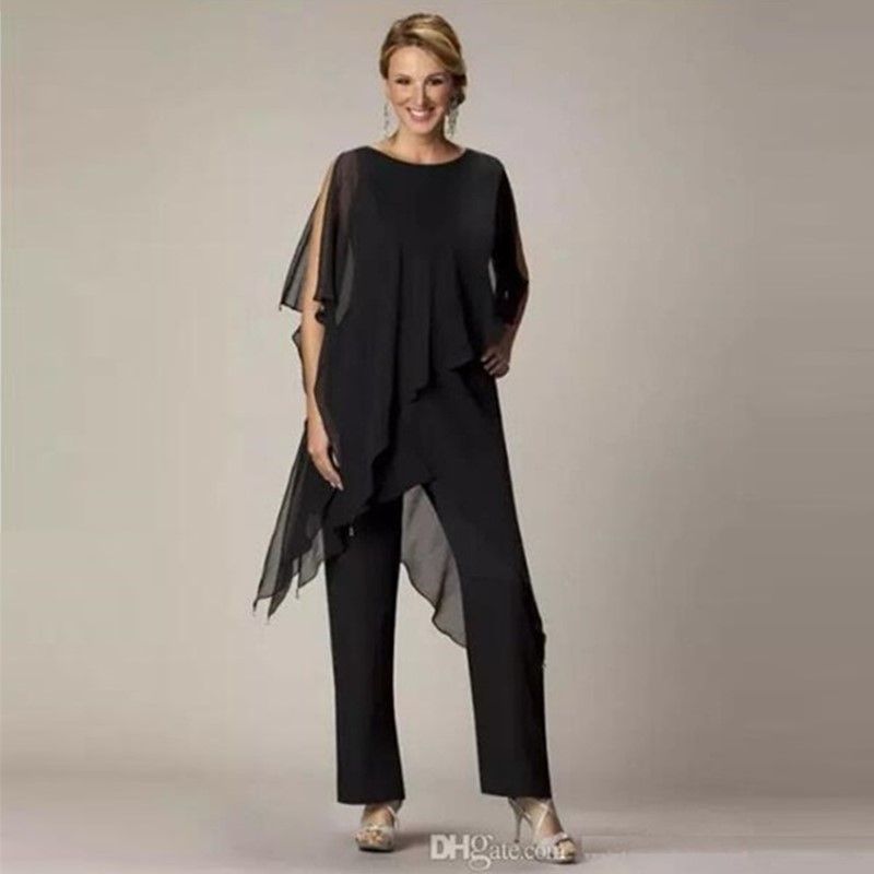 evening wear plus size pant suits