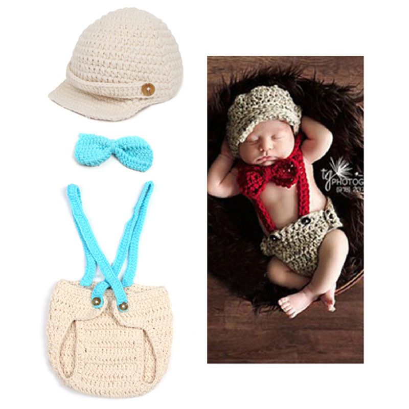 Accesorios para bebés Accesorios para fotos Little Gentleman Niño a mano de traje corbata
