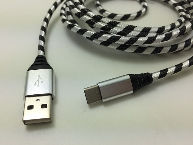 Compre Tipo C Cabo USB Para S8 S8 Plus Tecido De Conector De Metal  Ininterrupto Trança De Nylon Cabo Micro USB Cabo De Carregador De Chumbo  Para O Telefone De Dateclub, $7,74 |