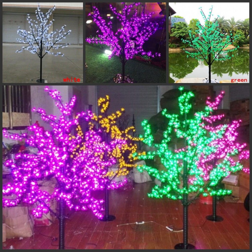 1 5m 5ft Height Led Artificial Cherry Blossom Trees Christmas