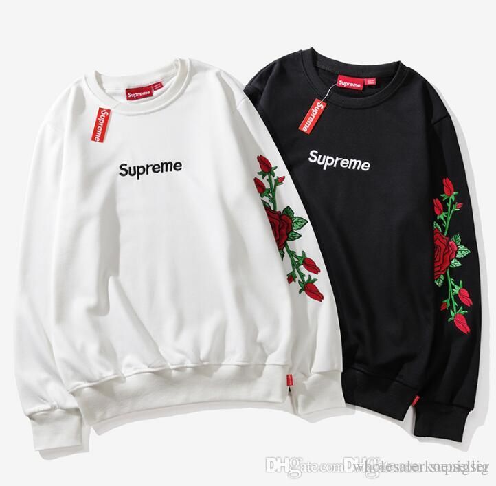 supreme rose sweater