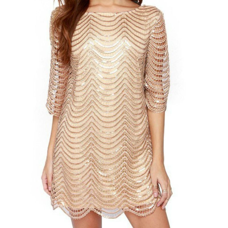 plus size women's sequin dresses