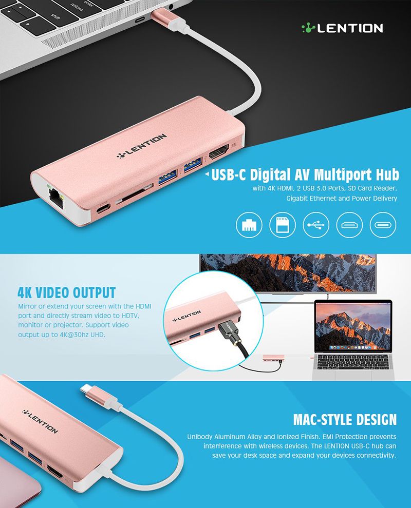 21 Usb C Digital Av Multiport Hub With 4k 30hz Hdmi 2xusb 3 0 Sd Card Reader Rjm C0108 Type C Gigabit Ethernet Adapter From Cawecare 73 6 Dhgate Com 21 Usb C Digital Av Multiport Hub With 4k 30hz Hdmi 2xusb 3 0 Sd Card Reader Rjm C0108 Type C Gigabit Ethernet Adapter From Cawecare 73 6 Dhgate Com