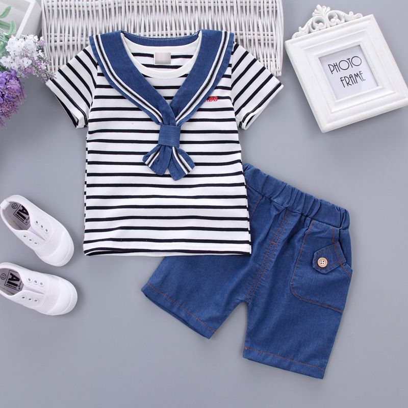 Acheter 1 4y Vetements De Bebe Ensemble Marin Style Bebe Costume Coton Vetements Pour Enfants Stripe Manches Courtes Pantalon Cravat Infant Bebe Garcon Vetements De 14 86 Du Kidsmart5 Fr Dhgate Com Acheter 1 4y Vetements De Bebe Ensemble Marin Style Bebe Costume Coton Vetements Pour Enfants Stripe Manches Courtes Pantalon Cravat Infant Bebe Garcon Vetements De 14 86 Du Kidsmart5 Fr Dhgate Com