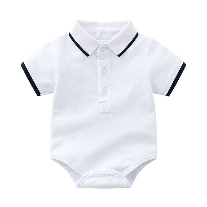 newborn polo onesie