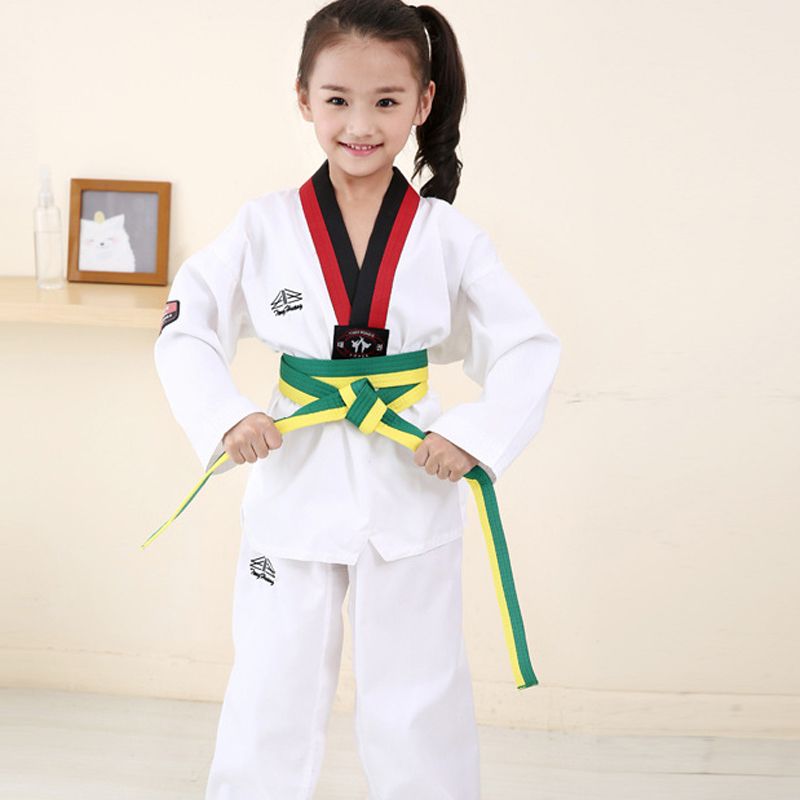Traje De Ropa De Taekwondo Para Niñas Con Uniforme De TKD De Primavera Para La Marca Traje Deportivo De Estilo Casual Cinturón De 15,2 € DHgate