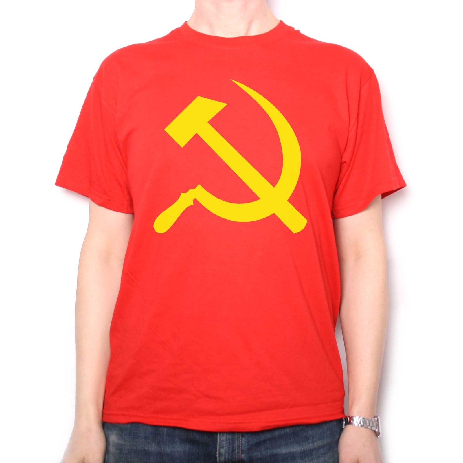 etiqueta Accidentalmente Alcanzar Camiseta de la hoz del martillo - ¿Capitalismo anti comunista del comunismo  de Russion de la
