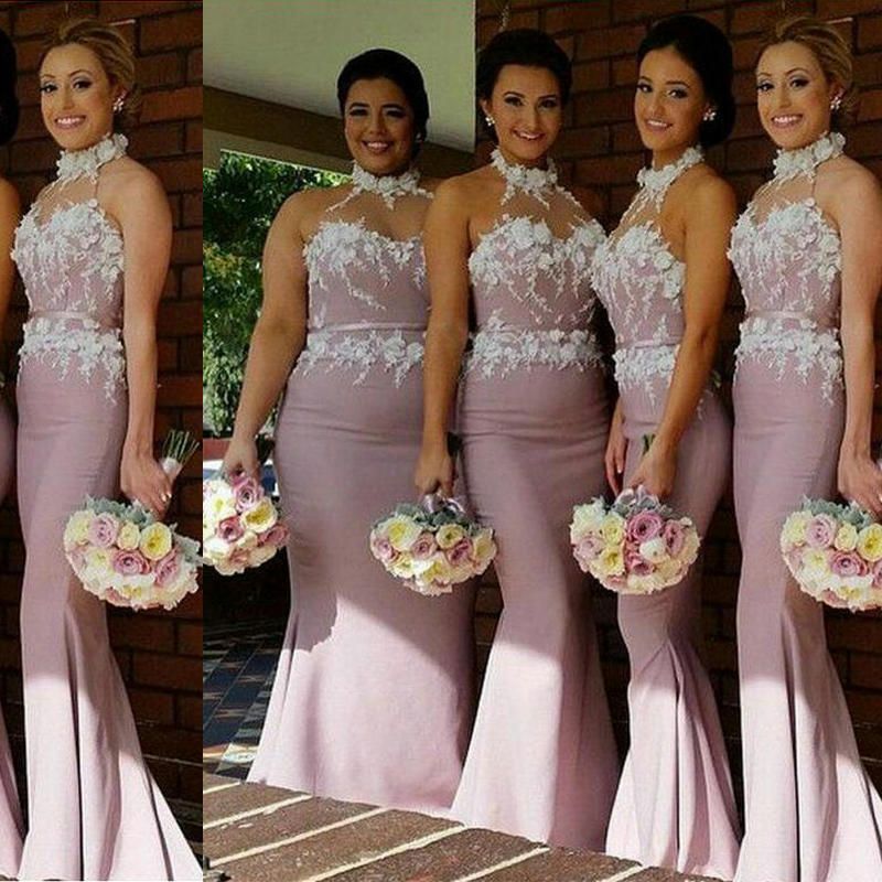 long gold bridesmaid dresses