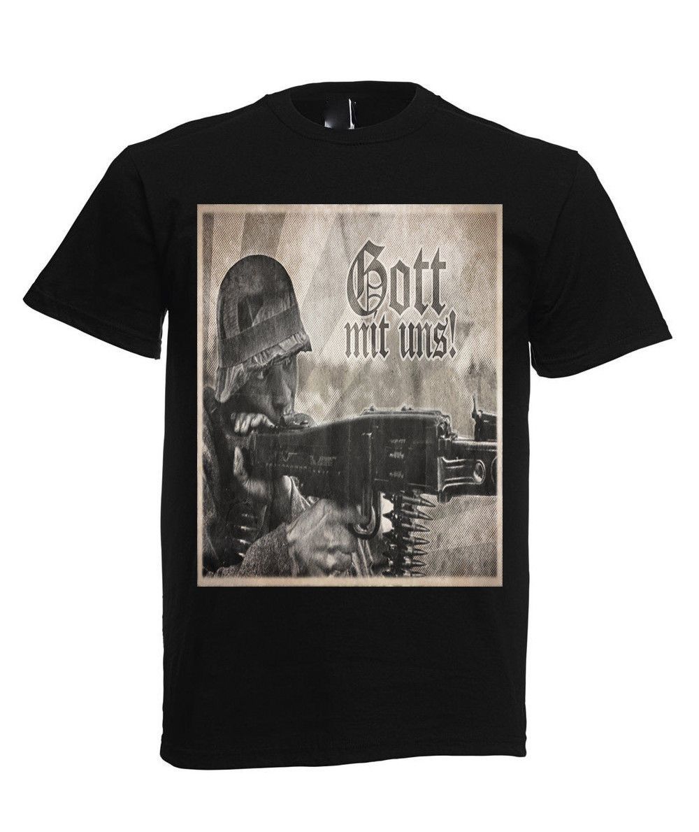 Tiptop Gott Mit Uns Deutsch Tshirt T Shirt Als Weihnachtsgeschenk Oder Geburstag Funky Tee Shirts Humor T Shirt From Yg07tshirt 15 09 Dhgate Com