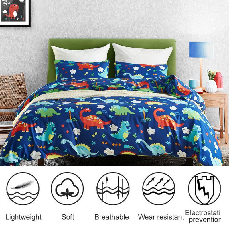 dinosaurs duvet cover set