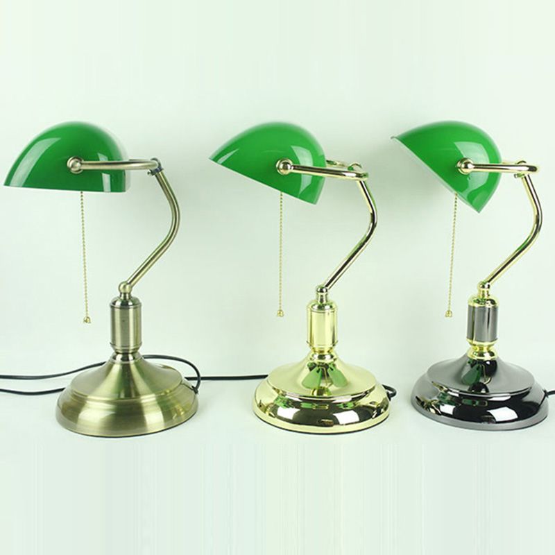 satin al eski sangay vintage yesil cam abajur banka masa lambasi kahve dukkani icin calisma odasi basucu 110 v 220 v 90 260 v tl789 07 dhgate comda
