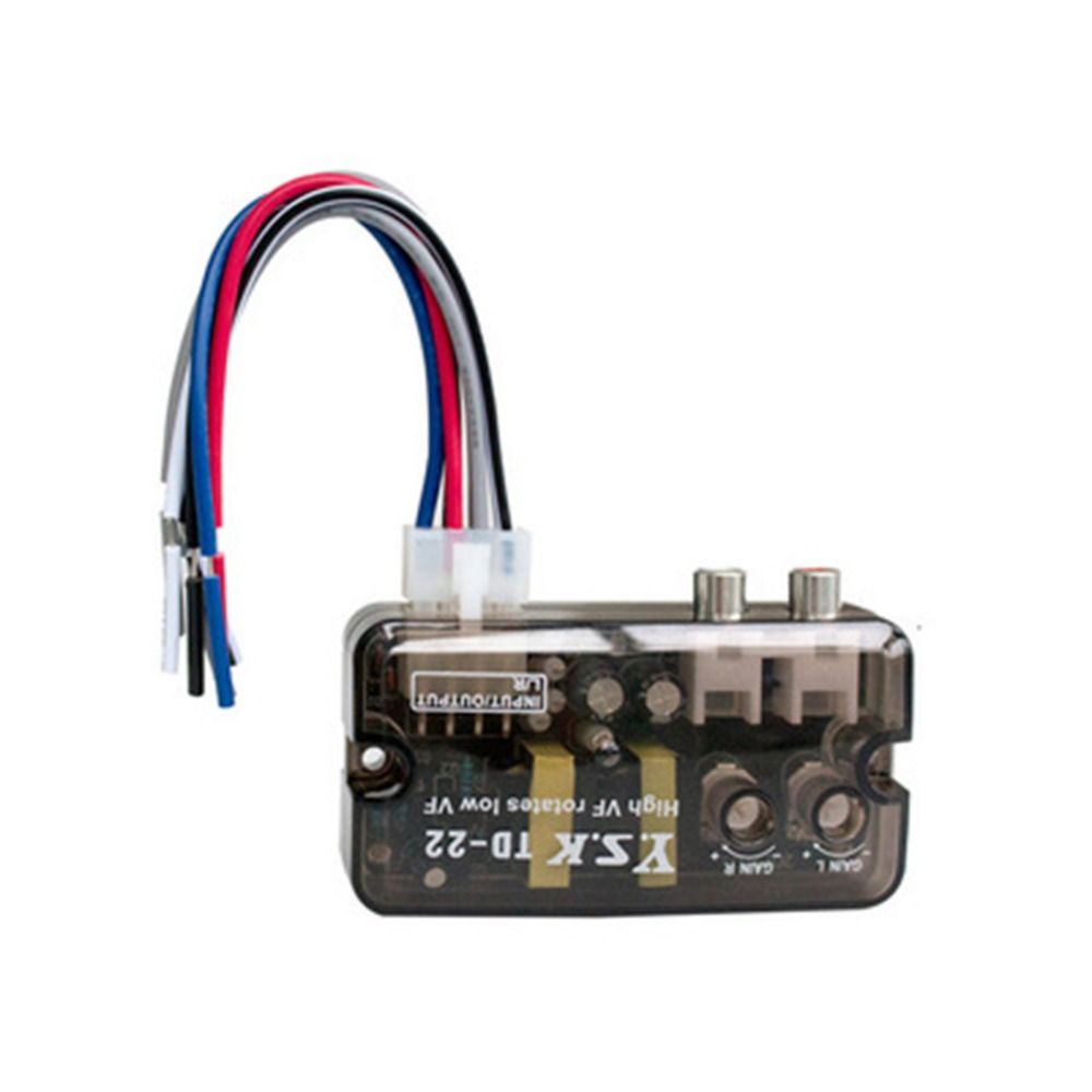 2020 12v Td 22 Auto Car Audio Converter Rca Stereo High To Low Frequency Line Speaker Level Converter Adapter From Liang2015818 5 69 Dhgate Com