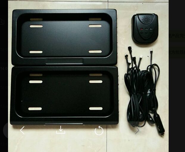 Metal Auto/Car Remote Control Licence Plate Holder, Privacy Cover