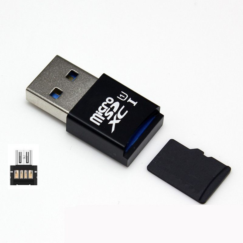 Cita Opuesto Hito Portátil Mini 5 Gbps Súper Velocidad USB 3.0 + OTG Micro SD Adaptador de  Lector de