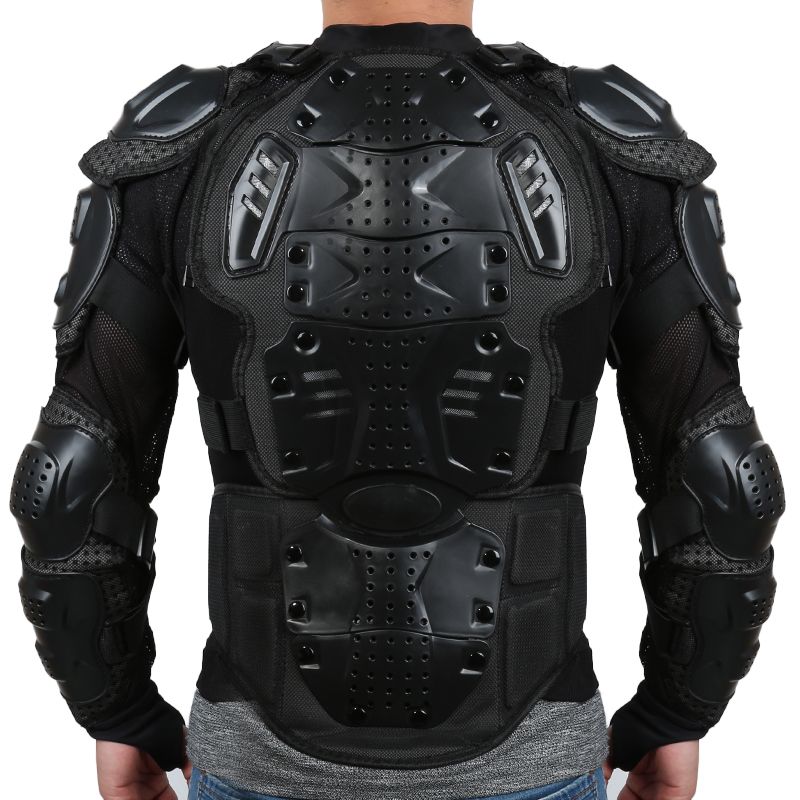 lahomie Motorcycle Armour Protection XL Lightweight Motorcycle Shirt with Modified Rubber Shell Full Body Protection Jacket